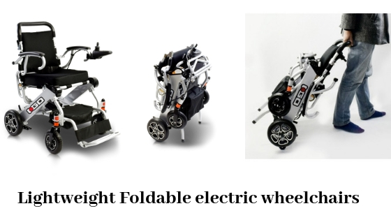Lightweight Foldable electric wheelchairs